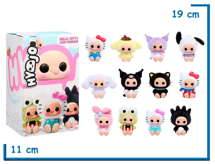 MGA HYOJO HELLO KITTY AND FRIENDS FIGURA SORPRESA 20CM