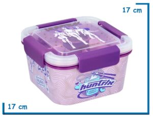 K-POP DEMON HUNTERS TUPPER TO GO BOX CON DIVISIONES 1810ML