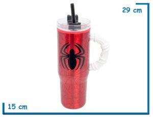 SPIDER-MAN TUMBLER COOL EASY XL CHARACTER HANDLE 770ML