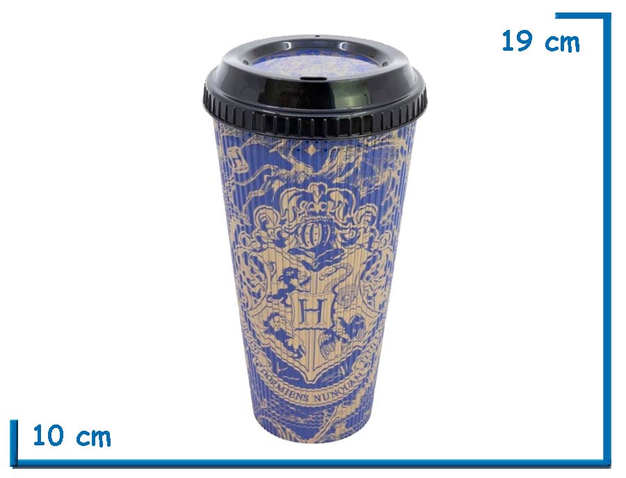 HARRY POTTER VASO CAFE 790 ML GROOVED PP