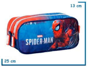 PORTALAPIZ DOBLE SPIDER-MAN ROJO ADVANCED SUIT